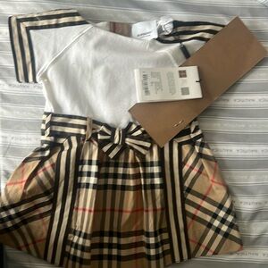 Burberry 6 months, new dress with tags